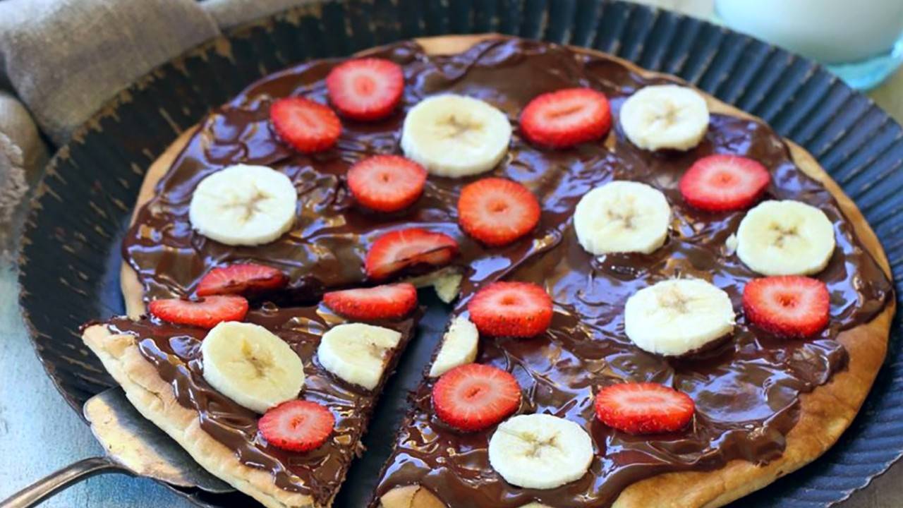 φωτογραφία συνταγής Sweet pizza