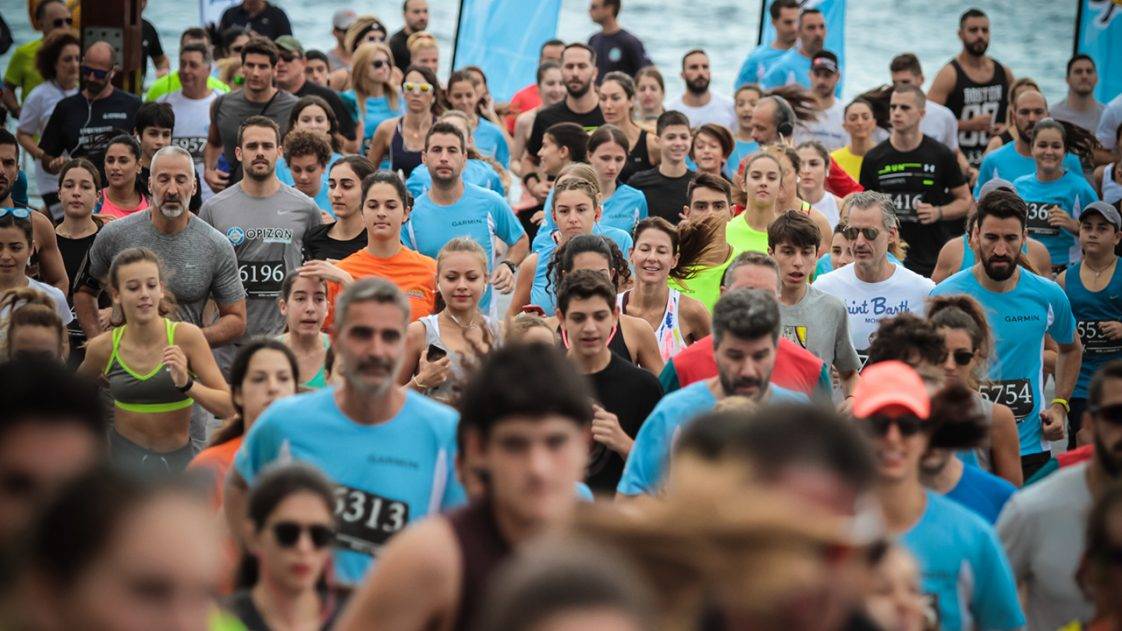Spetses mini marathon τρέξιμο