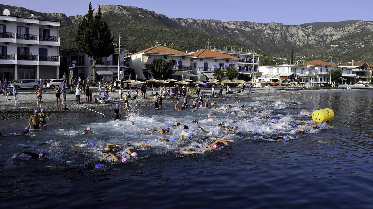 Tyros Triathlon 2021 κολύμπι
