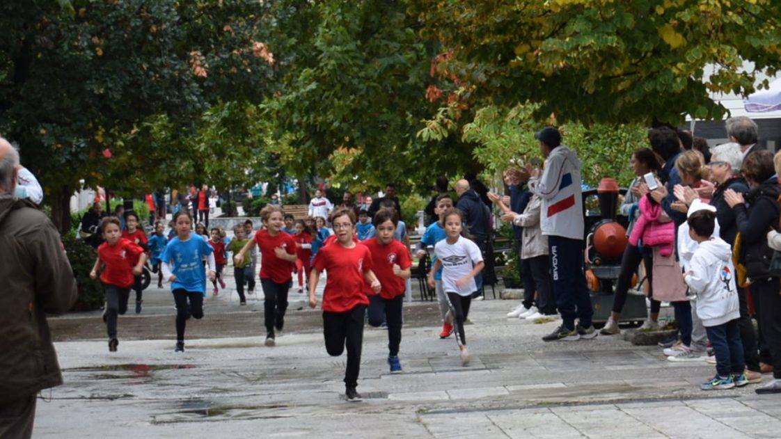 20ος Ρήγειος Δρόμος εκκίνηση παιδιών
