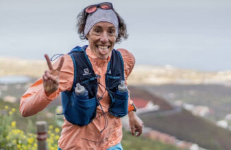 Η Maude Mathis στο Corfu Mountain Trail 2022