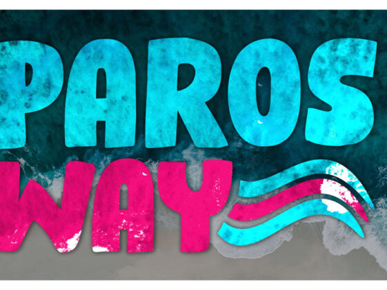 Το λογότυπο του αγώνα Paros Way