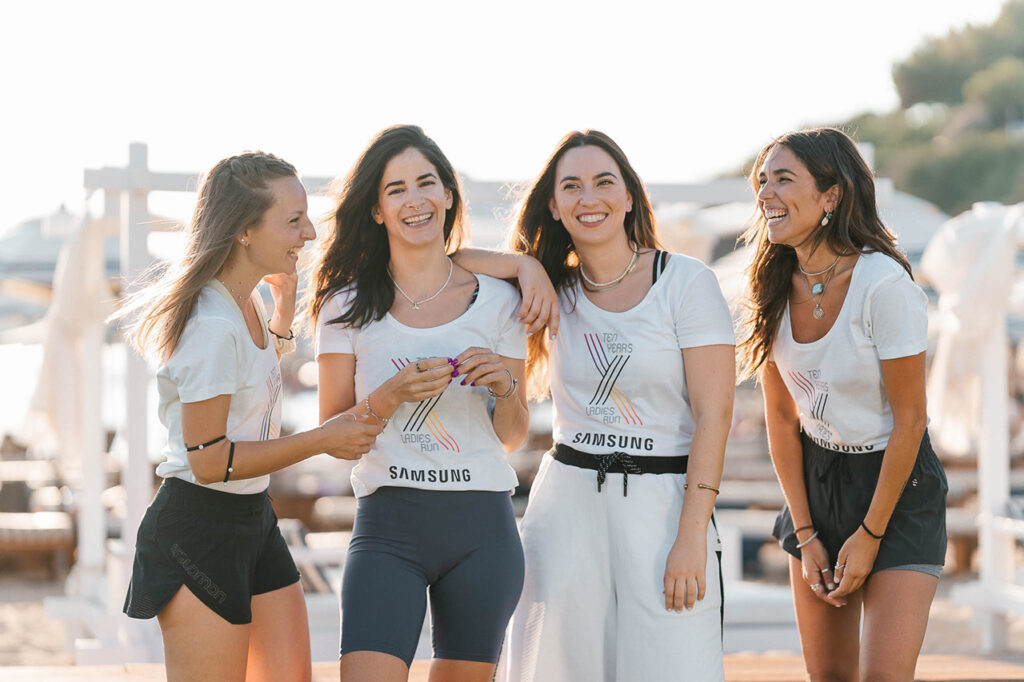 Φωτεινή Κολόκα, Δανάη Κατσαλή, Φανή Παράβαλου, Ευαγγελία Τσιορλίδα - Astir Beach -Ladies Run