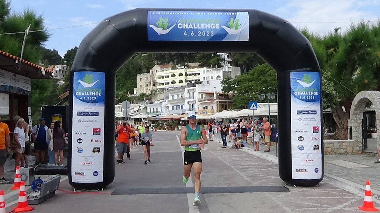 Alonissos Challenge 2023 - νικητής 20χλμ. - Γιάννης Ηλίας