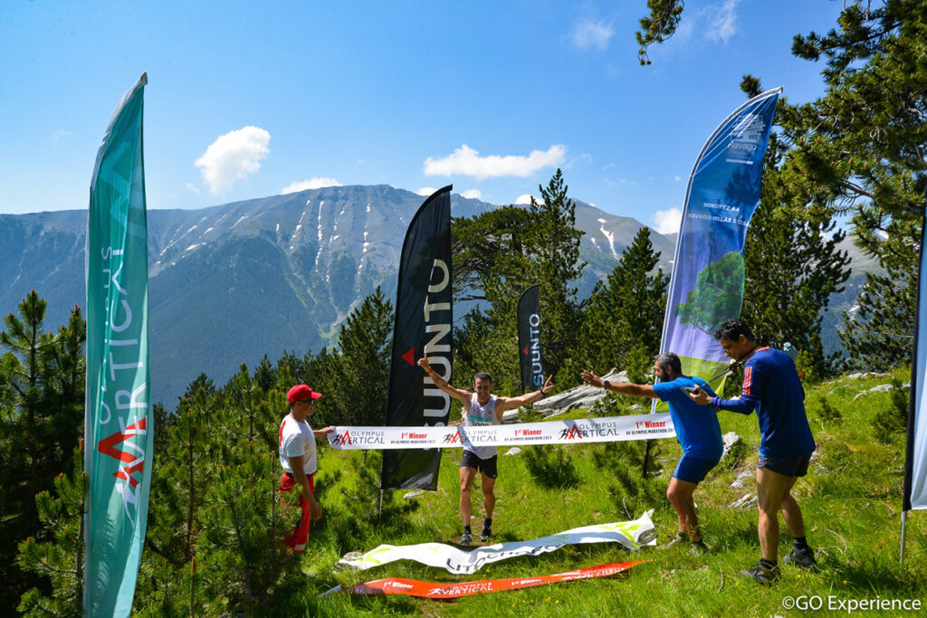 Olympus Marathon 2023 - νικητής vertical