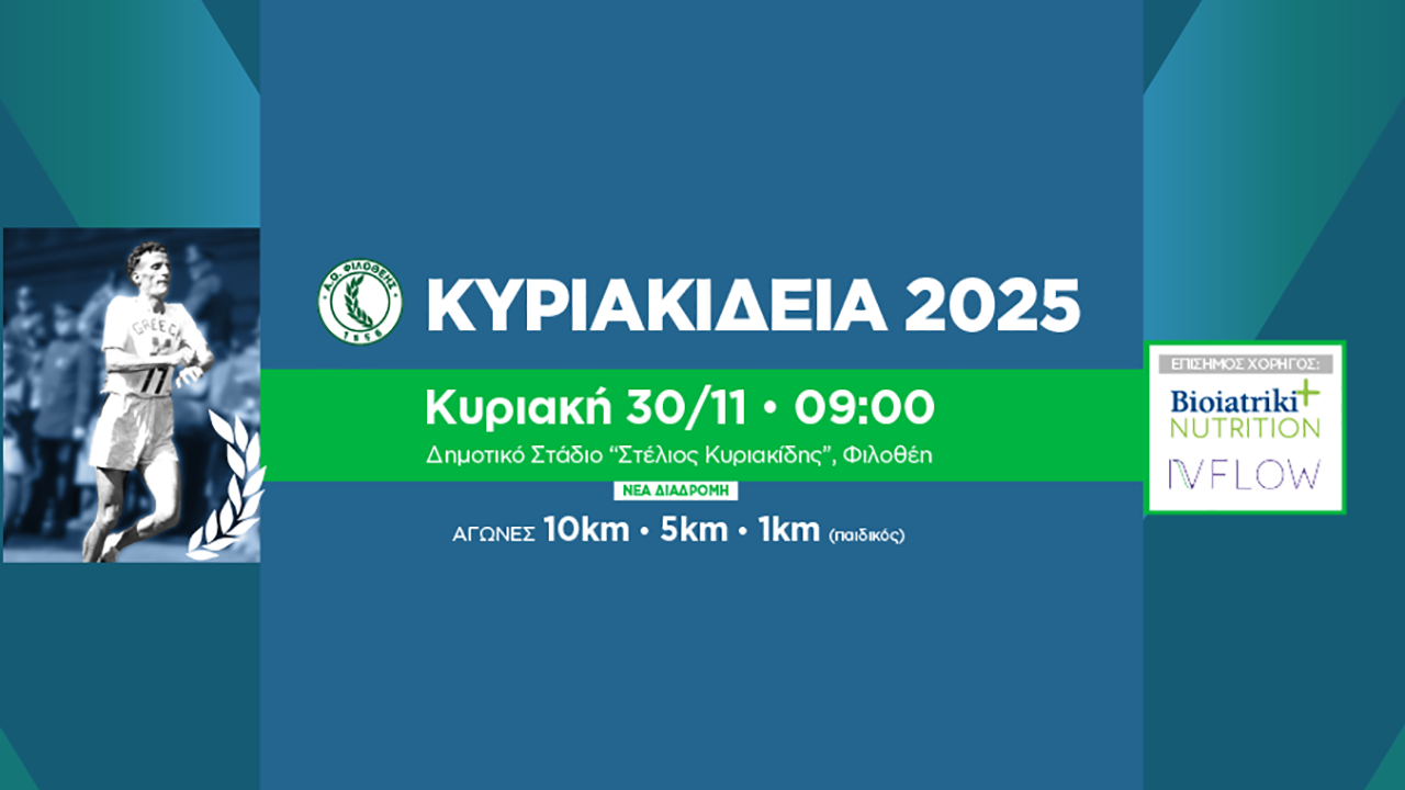 Κυριακίδεια 2025: Άνοιγμα εγγραφών