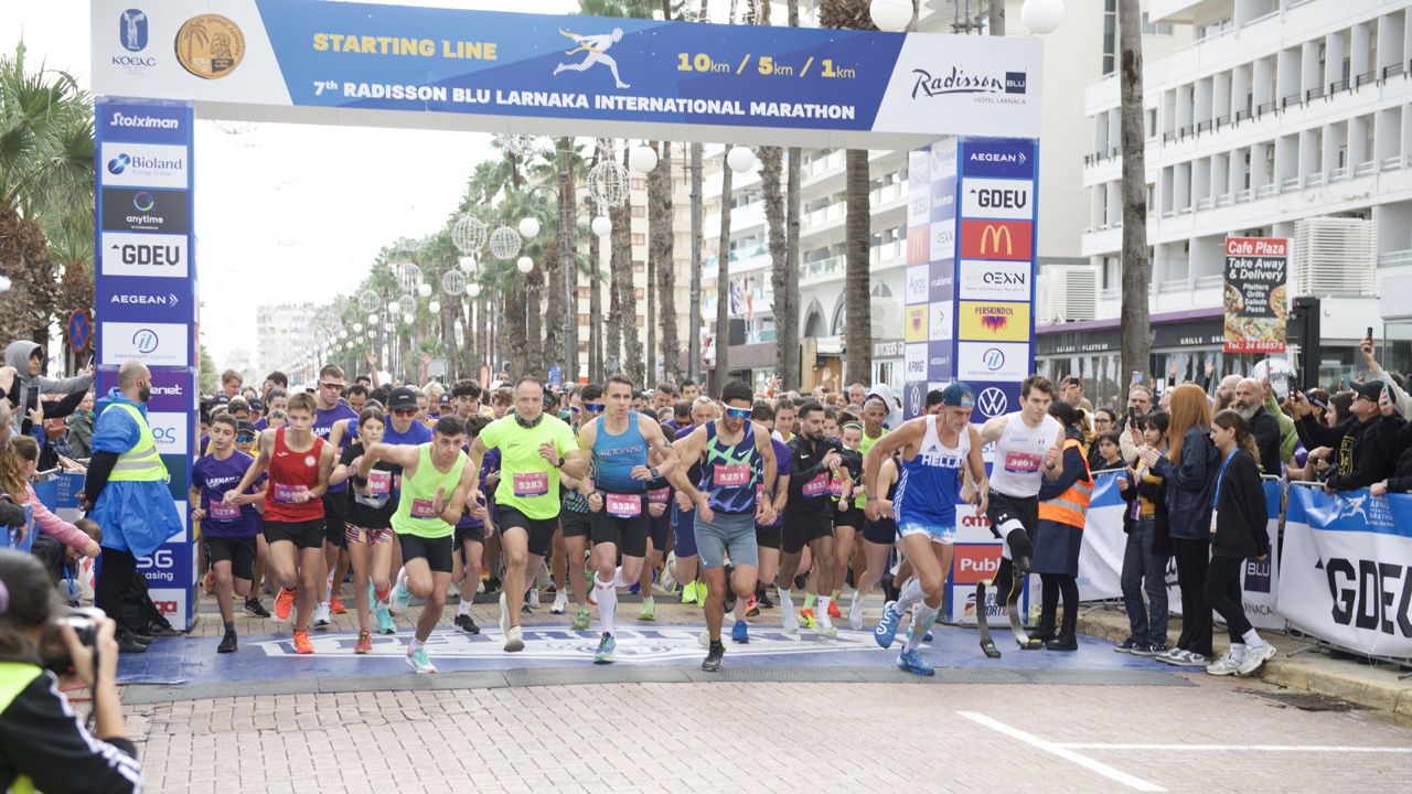 Radisson Blu Διεθνής Μαραθώνιος Λάρνακας 2025