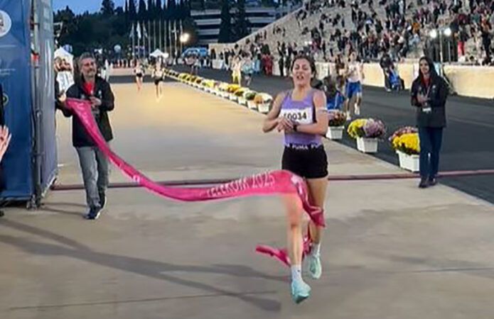 Ανδρέας Γεωργίου και Μελίσσα Αναστασάκης στα 5χλμ. Cosmote Telekom ΟΠΑΠ του Αυθεντικού Μαραθώνιου