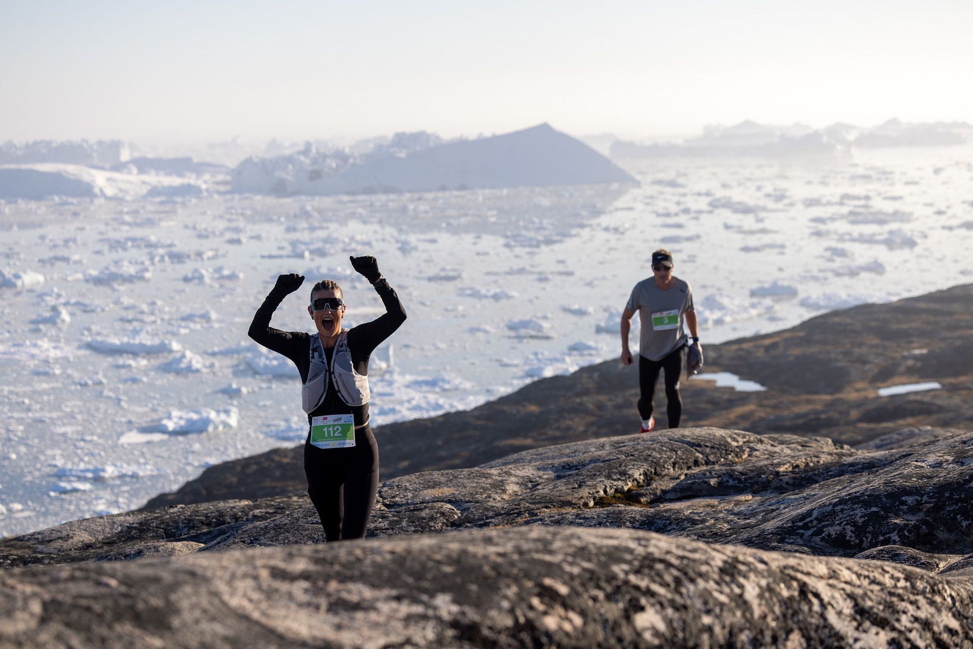 Ένας Έλληνας στον Icefjord Midnight Marathon